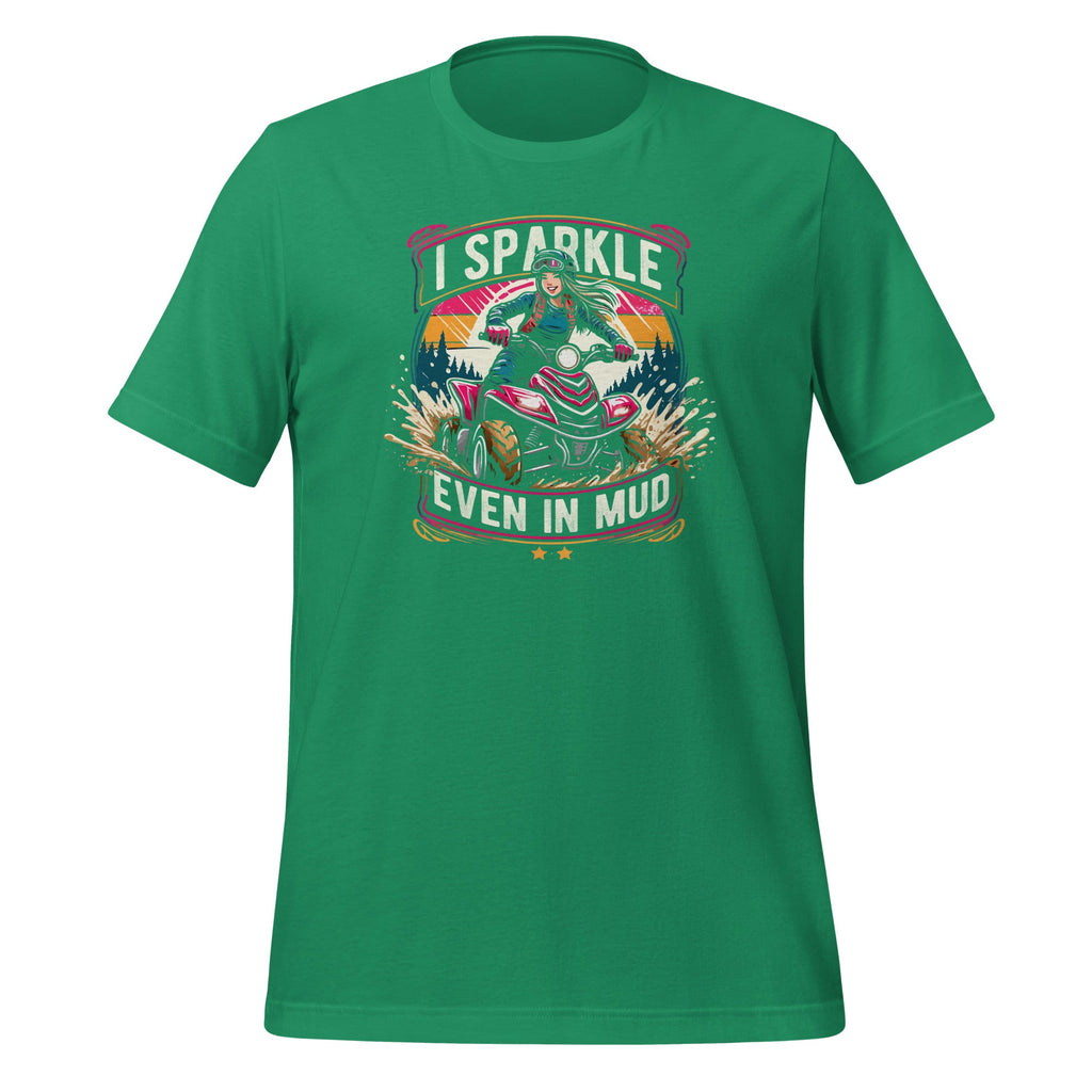 I Sparkle Even in Mud Run Princess ATV Girls Unisex T-Shirt product image 6