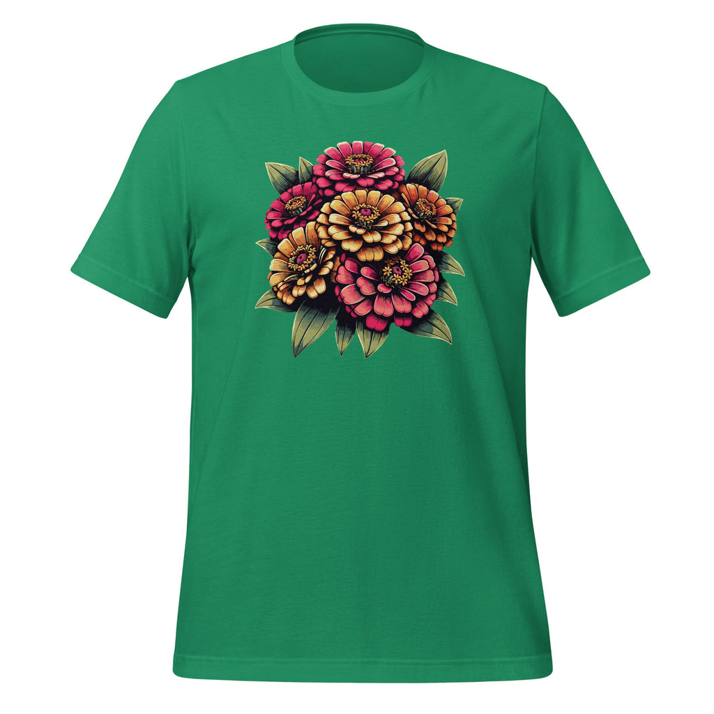 Cool Multicolor Zinnias Flowers Plants Garden Fans Unisex product image 6
