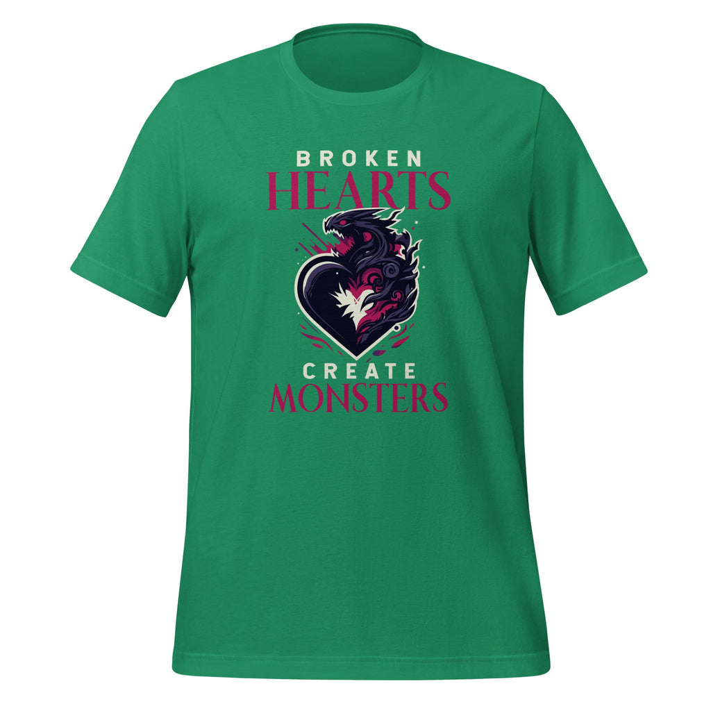 Broken Hearts Create Monsters Funny Quote Saying Unisex product image 6