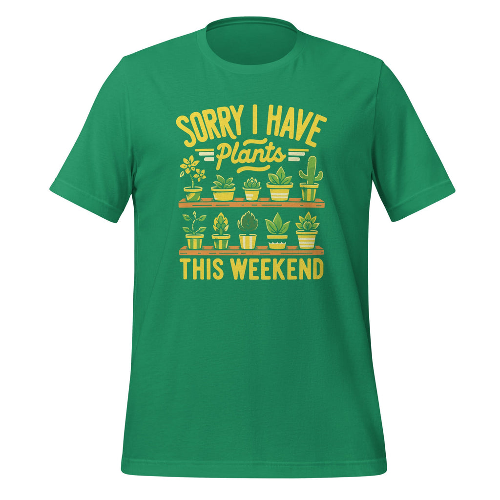 Funny Sorry I Have Plants This Weekend Gardening Exercise product image 6