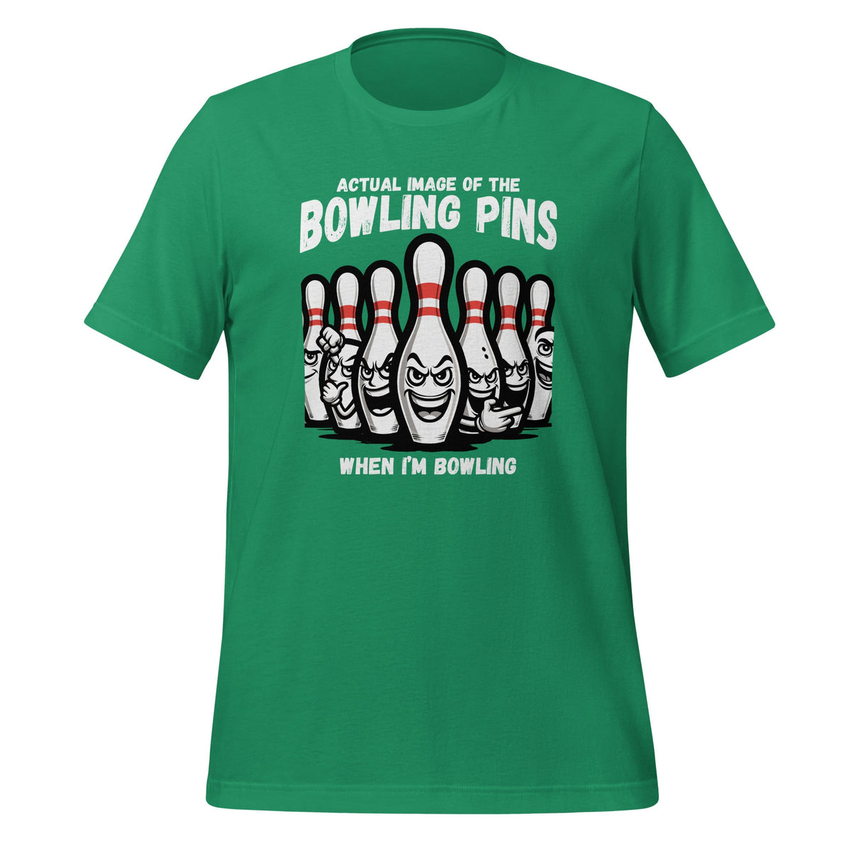 Seven Ten Pin Laughing Mocking Funny Bowling Pins Unisex product image 6