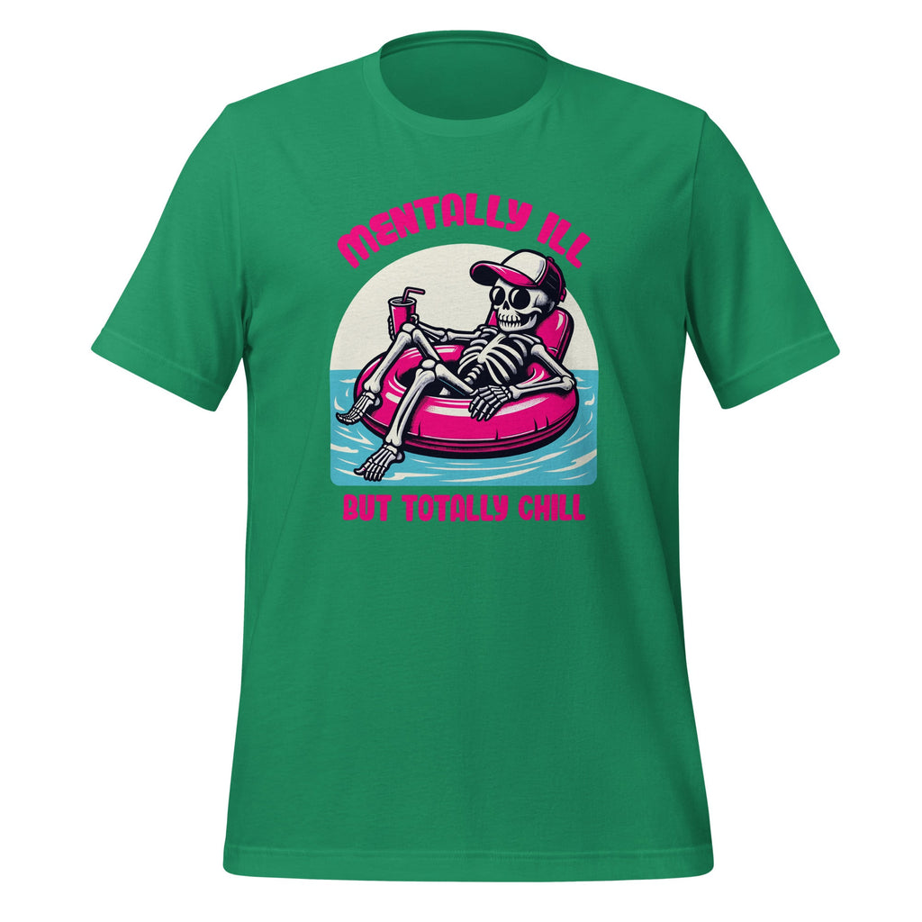 Mentally Ill But Totally Chill Funny Mental Health Skeleton product image 6