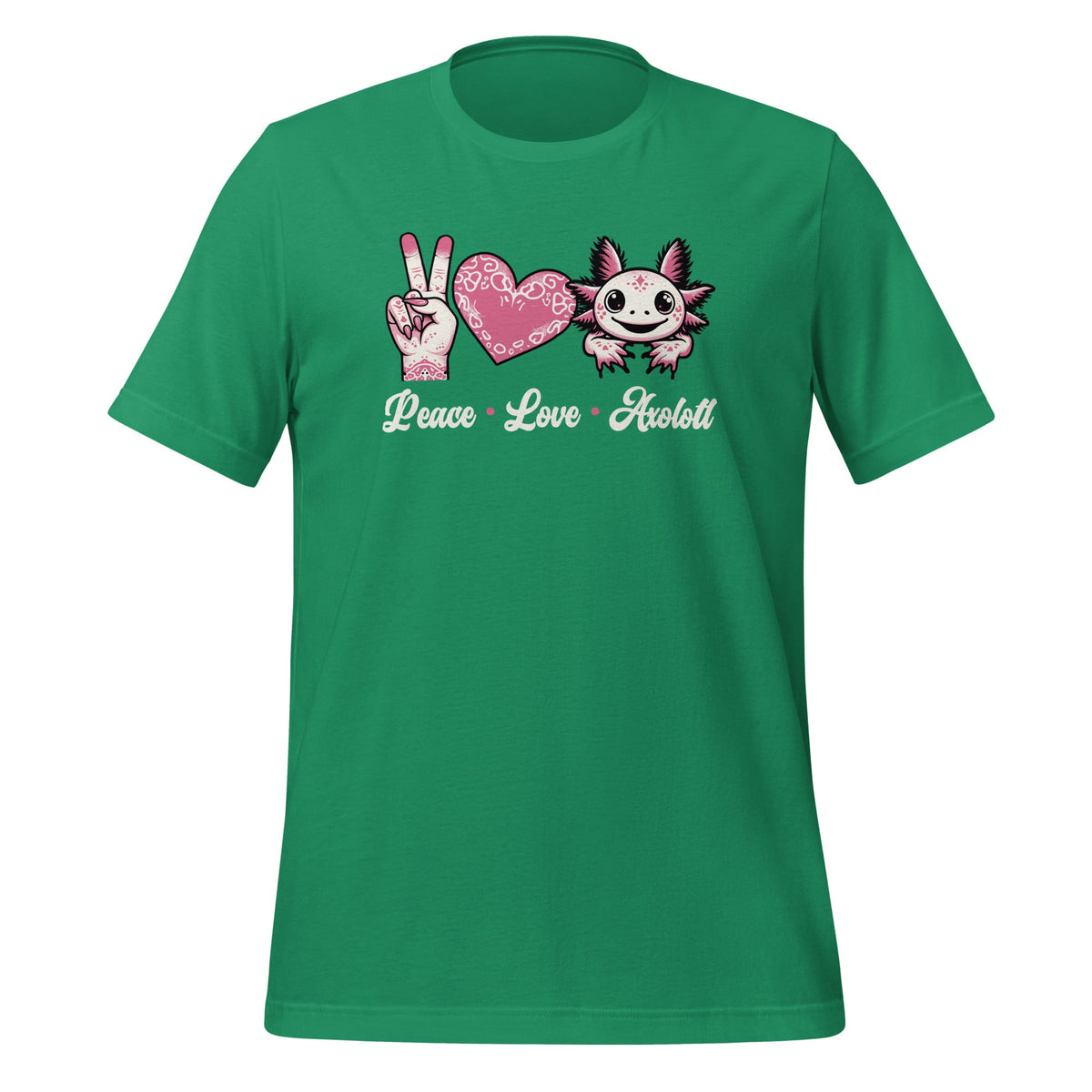 Peace Love Axolotl Heart Leopard Axolotls Teenager Fans product image 6