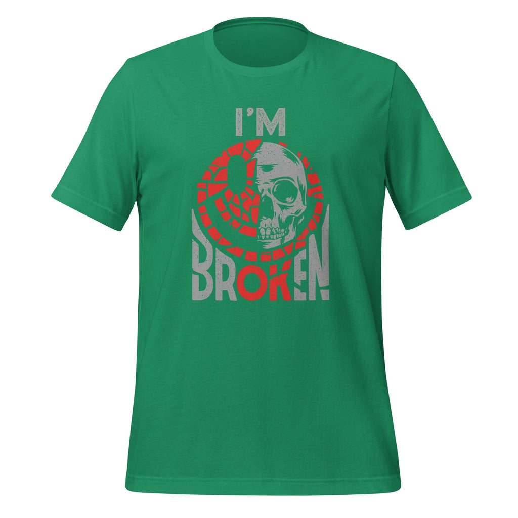 Confused Smile I'm Broken Invisible Illness I'm OK Unisex product image 6