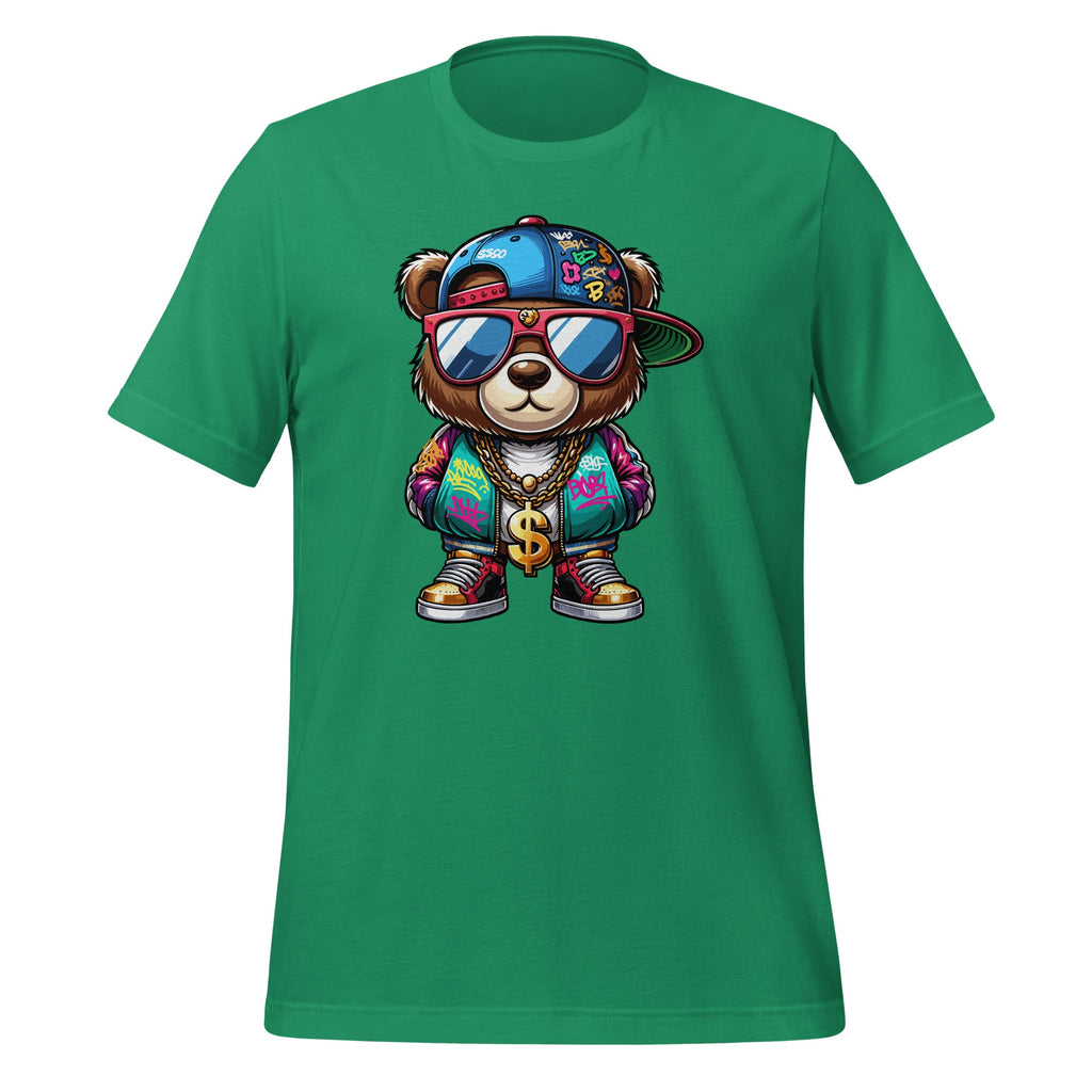 Cute Hip Hop Bear 90 Art Graffiti Fans Lovers Unisex T-Shirt product image 6