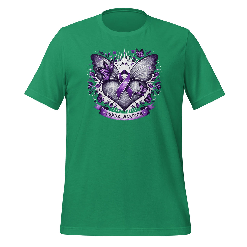 Lupus Awareness Warrior Survivor Purple Butterflies Heart product image 6