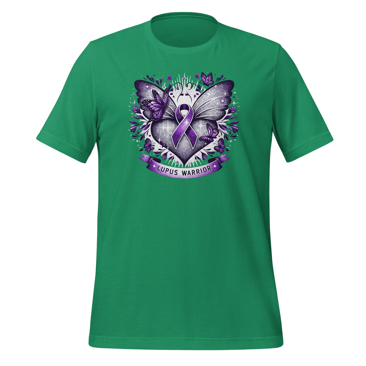 Lupus Awareness Warrior Survivor Purple Butterflies Heart product image 6