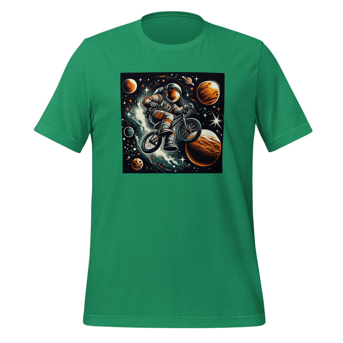 Astronaut on Bike Bicycle in Space Doing Tricks Biker product image 6