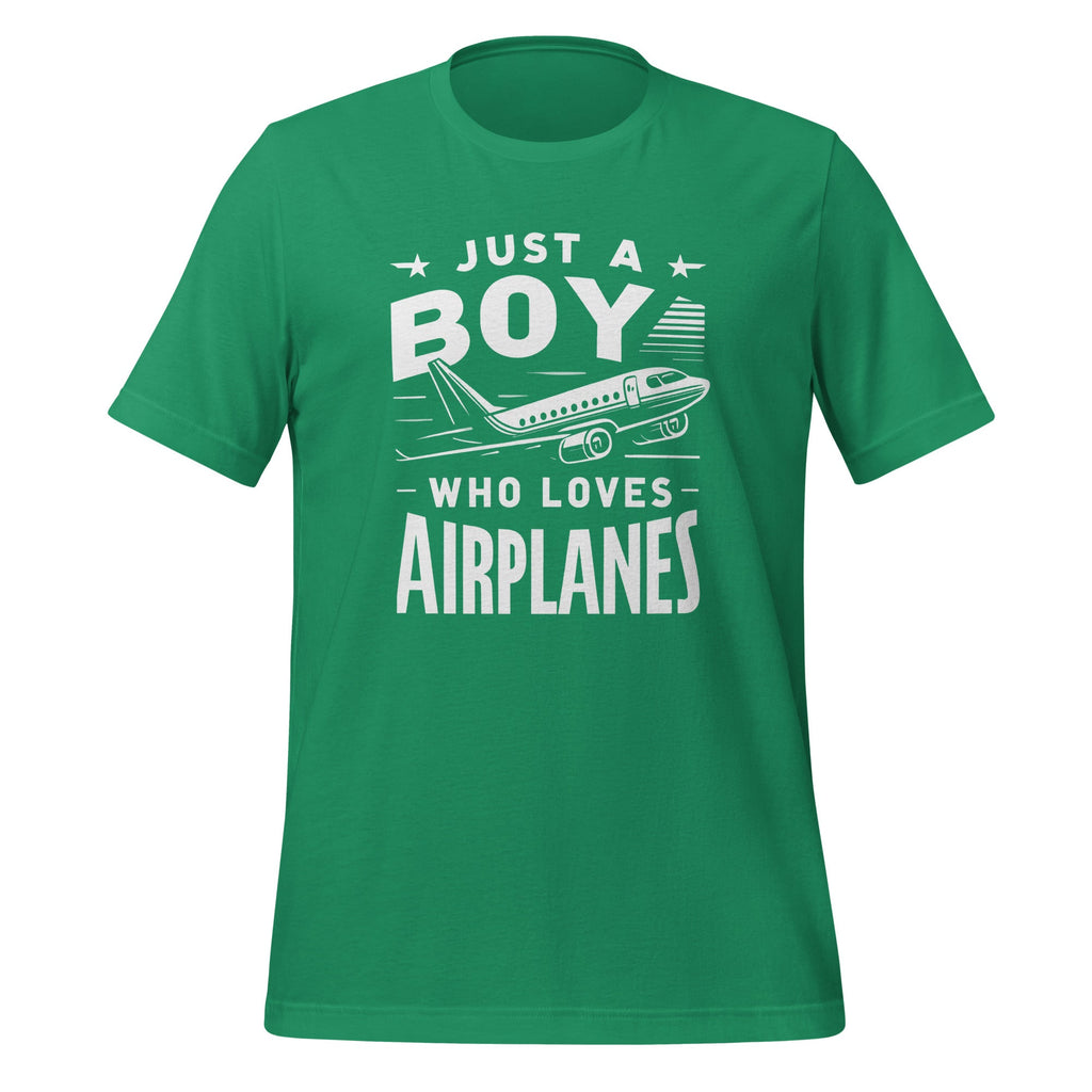 Just A Boy Who Loves Airplanes Airplane Pilot Lovers Unisex product image 6