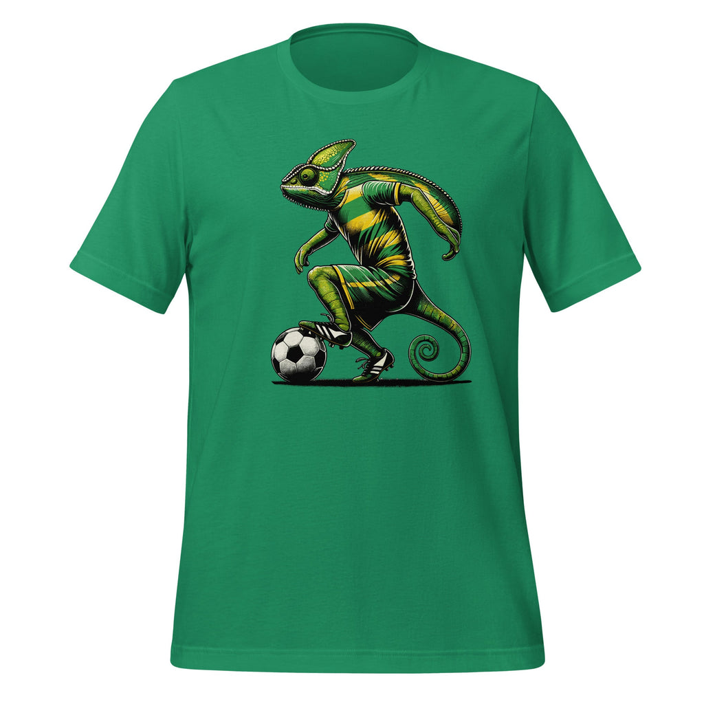 Chameleon Lizards Soccer Player Reptile Pet Unisex T-Shirt product image 6