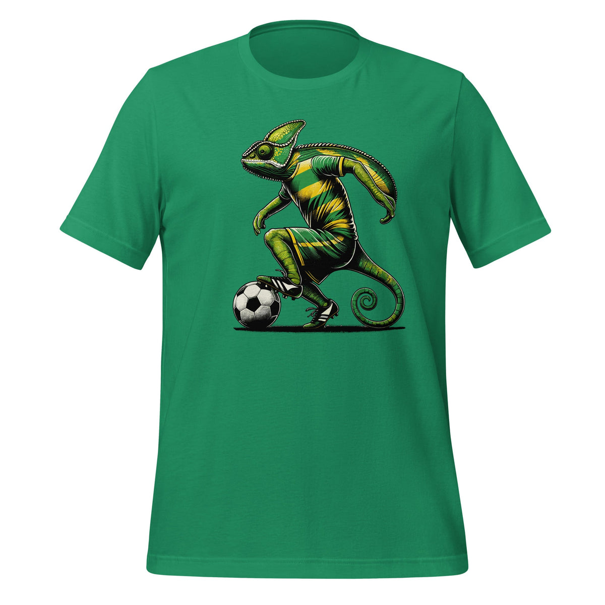 Chameleon Lizards Soccer Player Reptile Pet Unisex T-Shirt product image 6