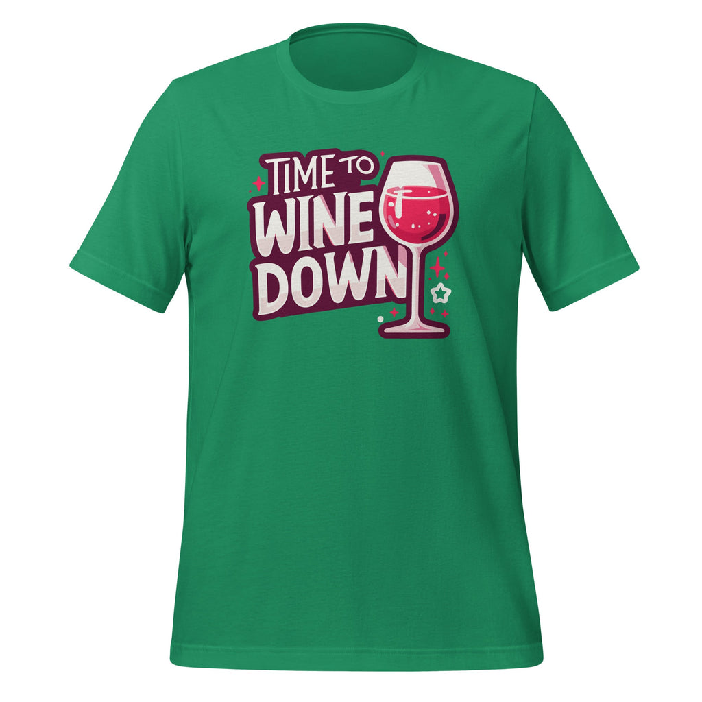 Time To Wine Down Funny Drinking Relaxation Day Unisex product image 6