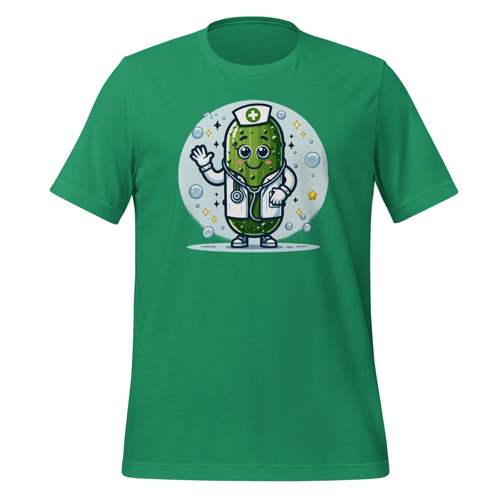 Funny Doctor Nurse Pickle Physician Art Unisex T-Shirt product image 6