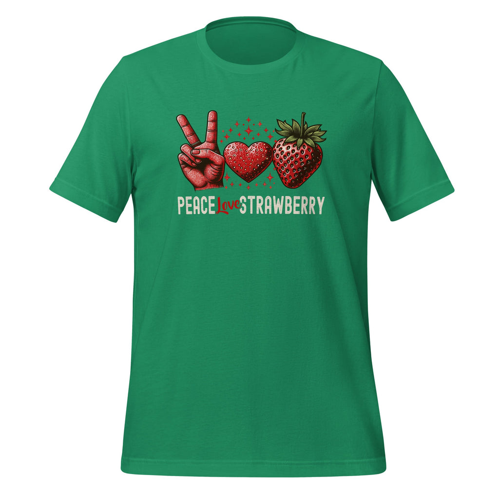 Peace Love Strawberry It's A Berry Heart Good Time Fruits product image 6