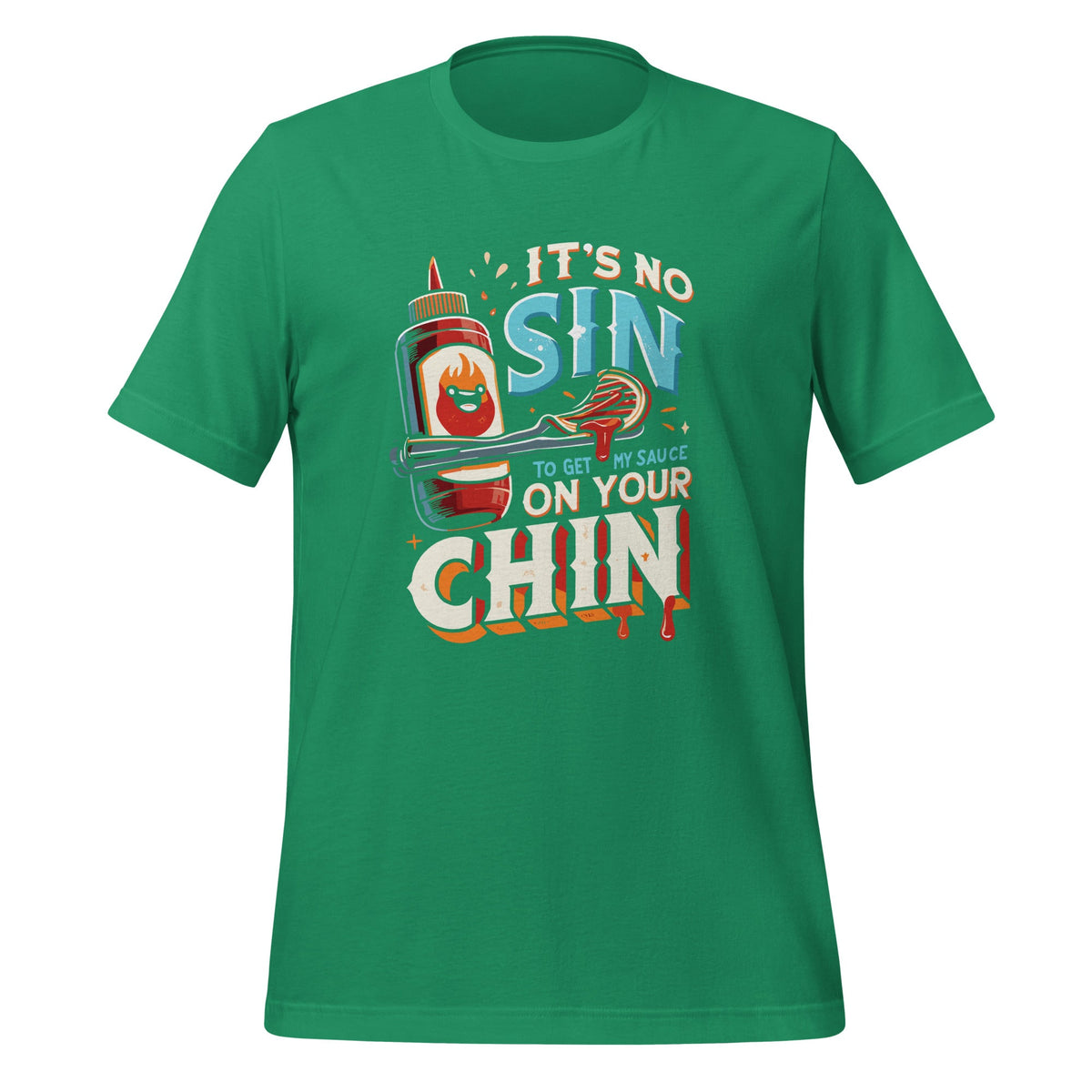 It's No Sin To Get My Sauce Funny BBQ Grill Barbecue Month product image 6