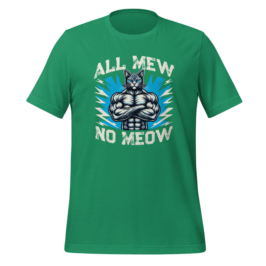All New No Meow Funny Mewing Cat Memes Unisex T-Shirt product image 6