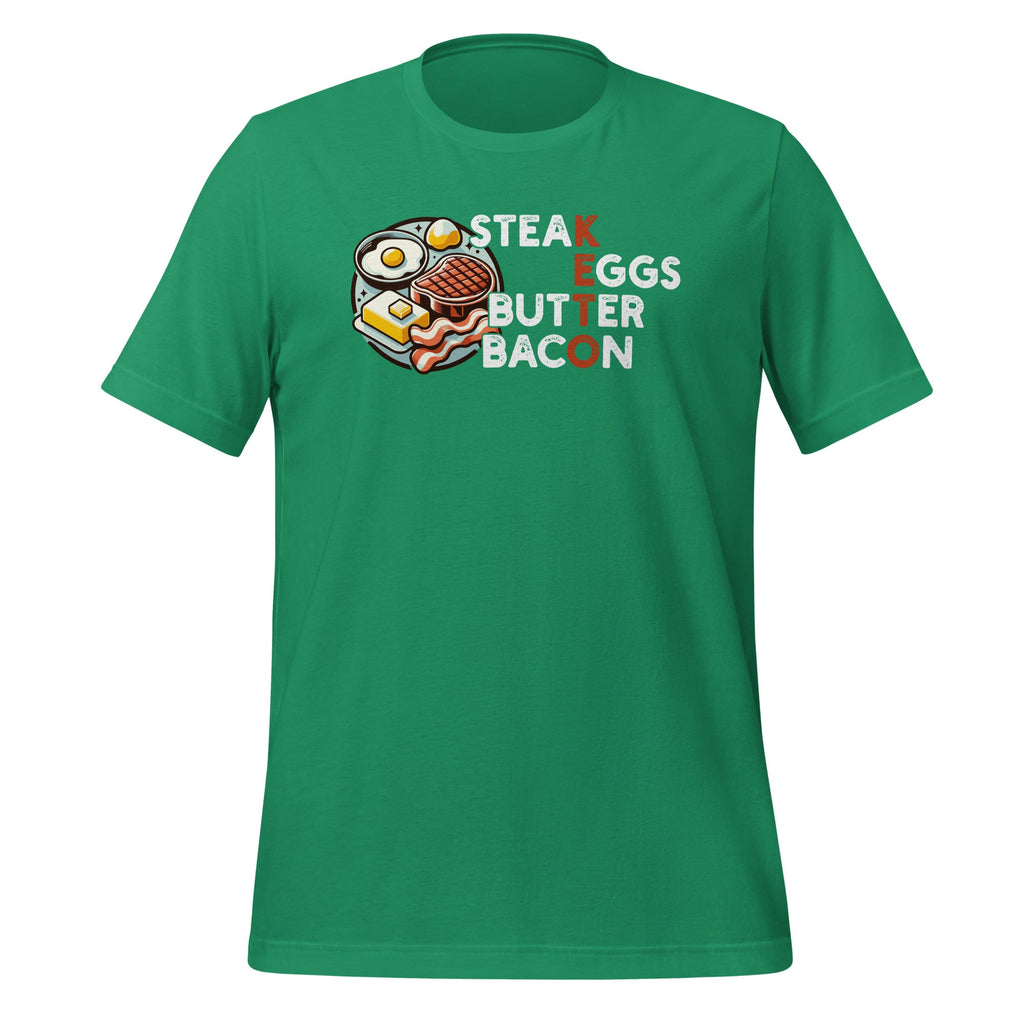 Steak Eggs Butter Bacon Keto No Diet Day Ketogenic Unisex product image 6