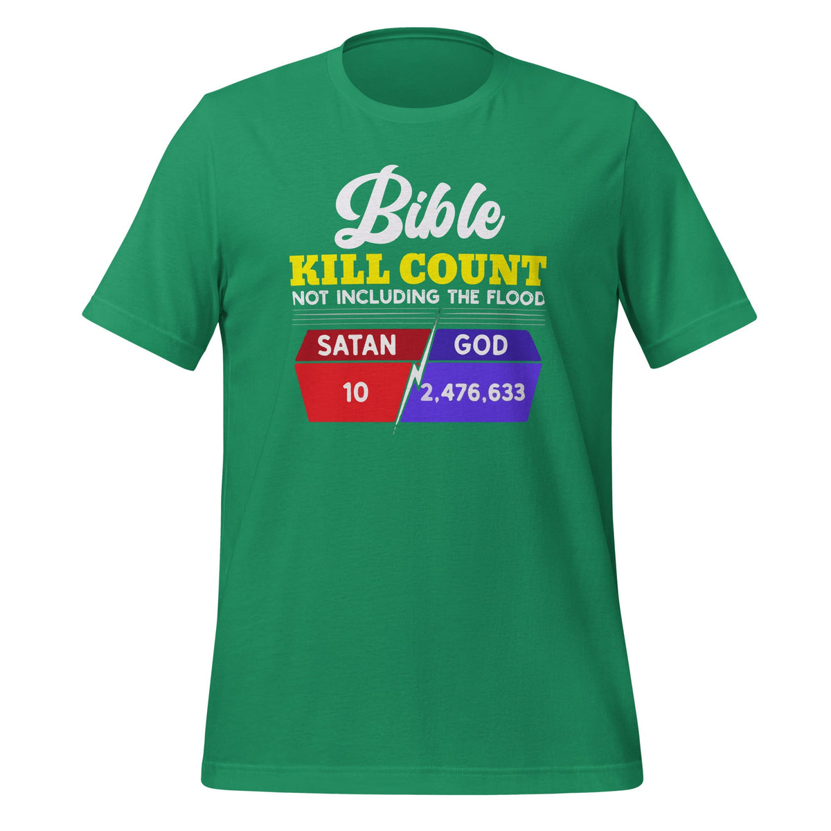 Bible Kill Count Not Including The Flood God Unisex T-Shirt product image 6