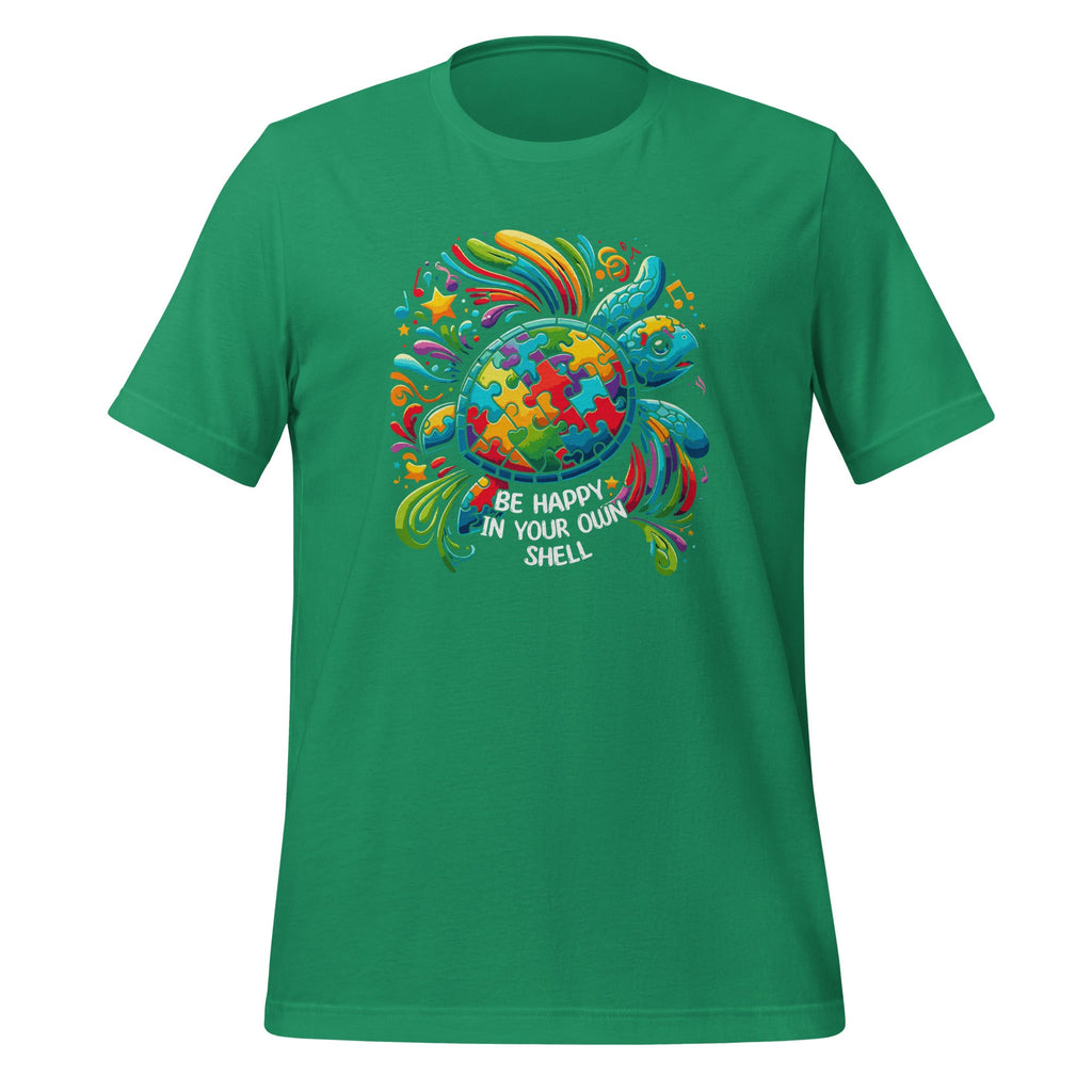 Puzzle Turtle Be Happy In Your Own Shell Autism Awareness product image 6
