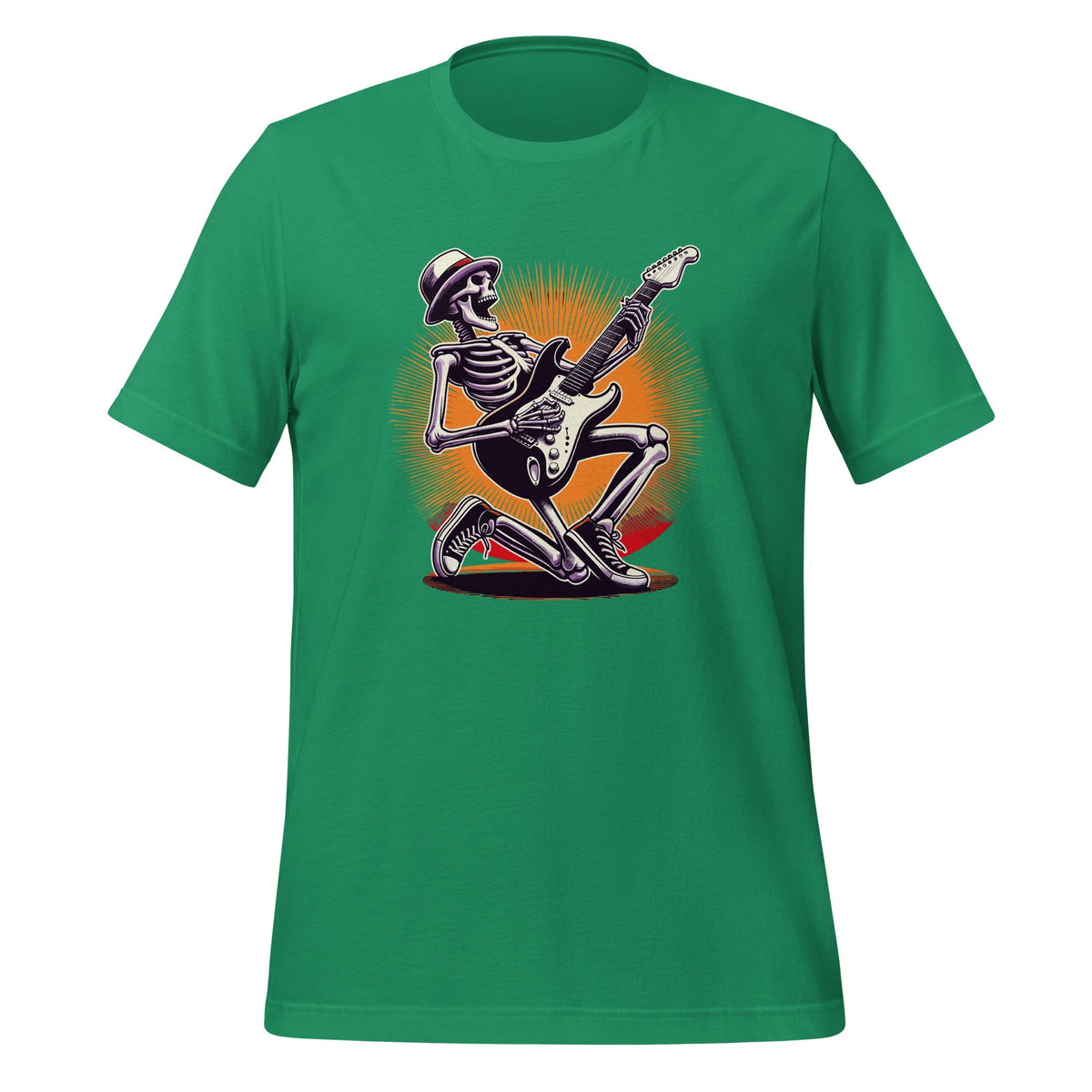 Rock And Roll Graphic Band Skeleton Playing Guitar Unisex product image 6