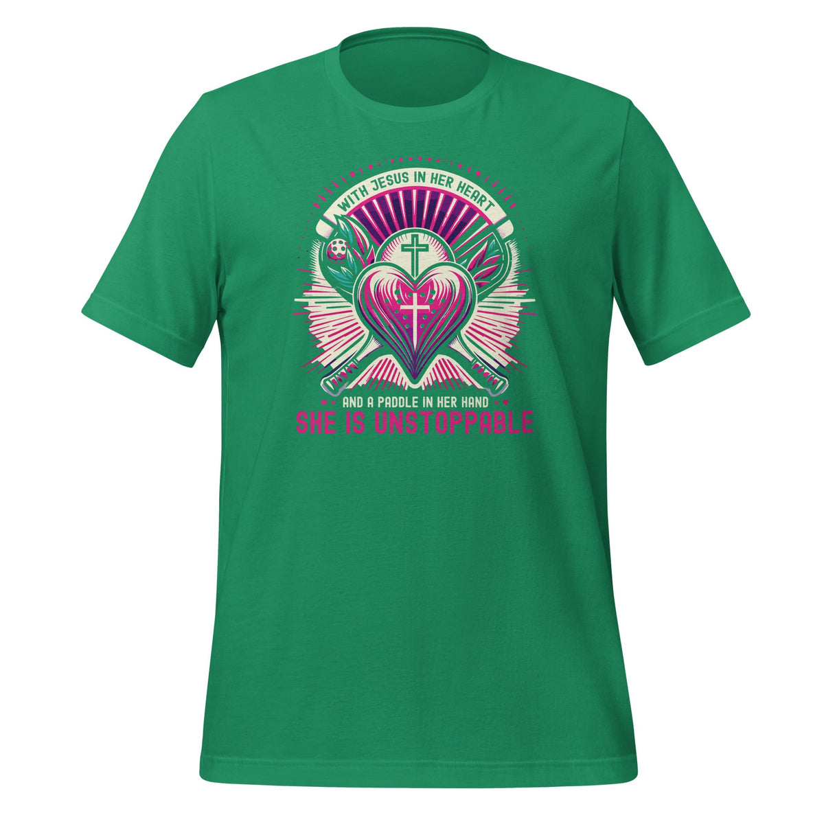 Jesus Heart And A Pickleball Paddle Saying Motivational product image 6