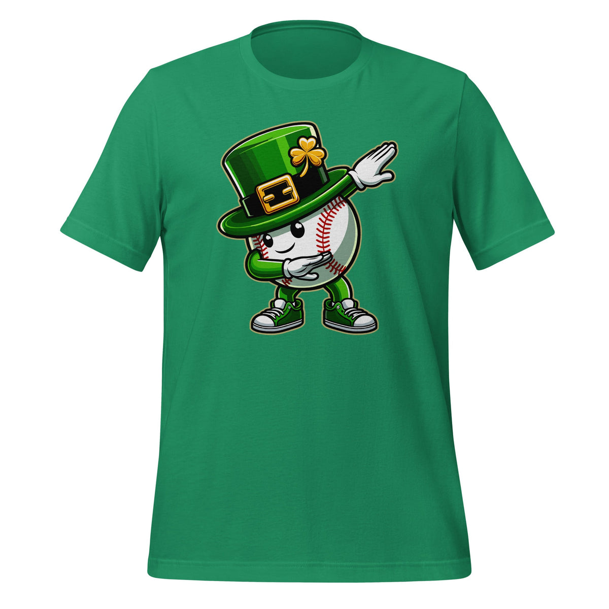 Baseball Dabbing Leprechaun Hat Shamrock St Patricks Day Unisex T-Shirt