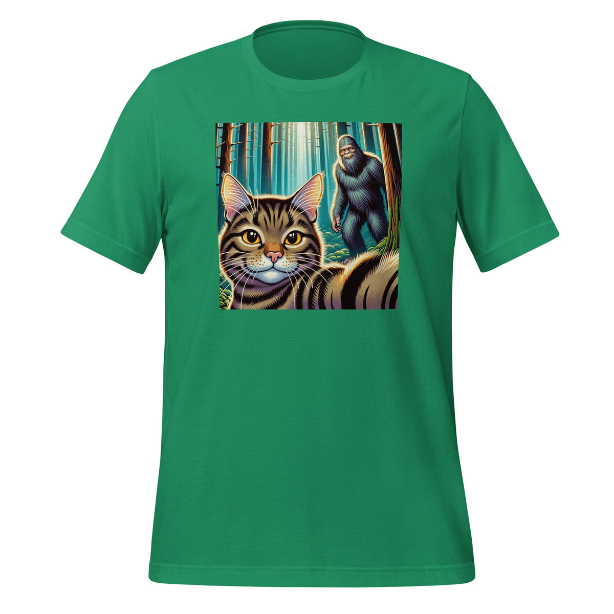 Cat Bigfoot Sasquatch Selfie Photo Funny Retro Classic product image 6