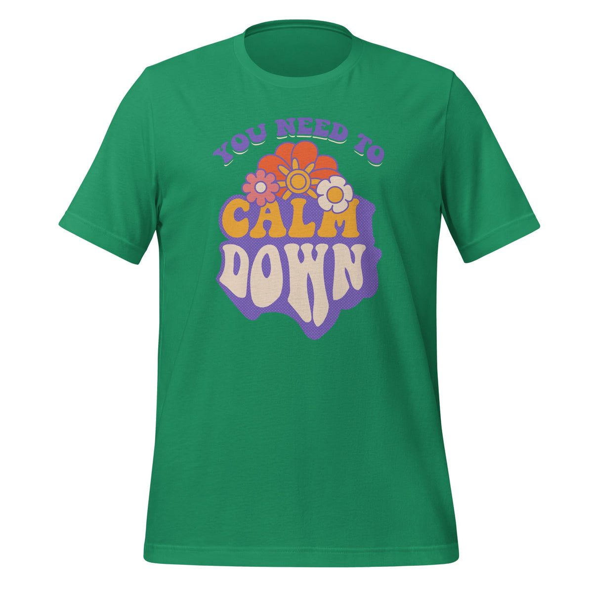 You Need To Calm Down Cool Groovy Funny Retro Unisex T-Shirt product image 6