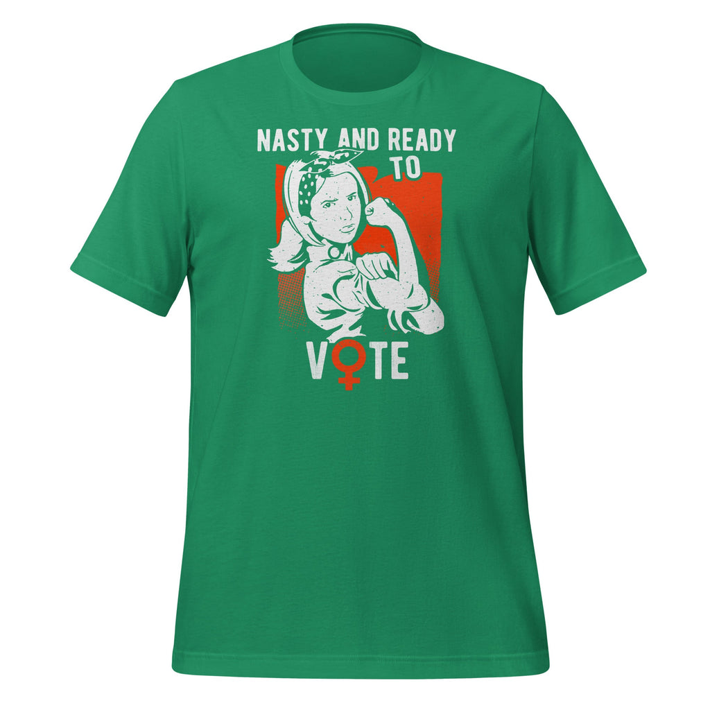 Nasty And Ready To Vote - Funny Vintage Retro Feminist product image 6