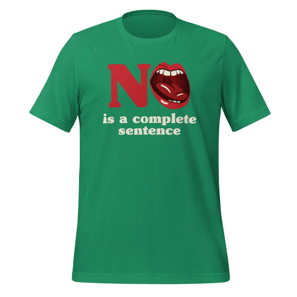 No Is A Complete Sentence - Cool Quote Saying Short-Sleeve product image 6
