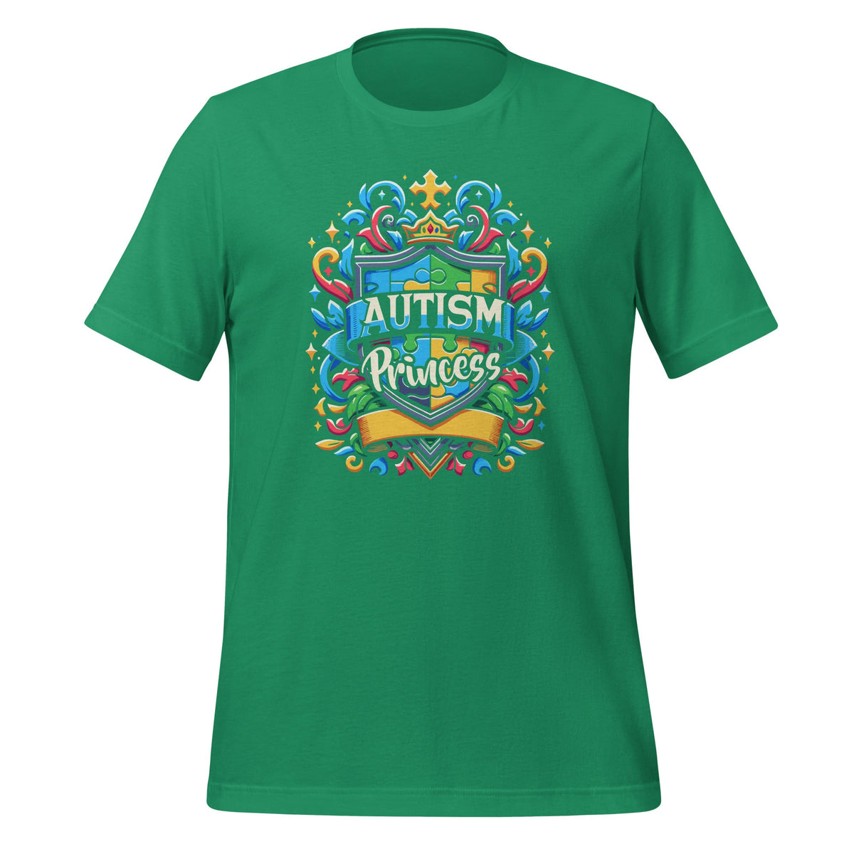 Autism Princess Autistic Puzzle Support Awareness Unisex product image 6