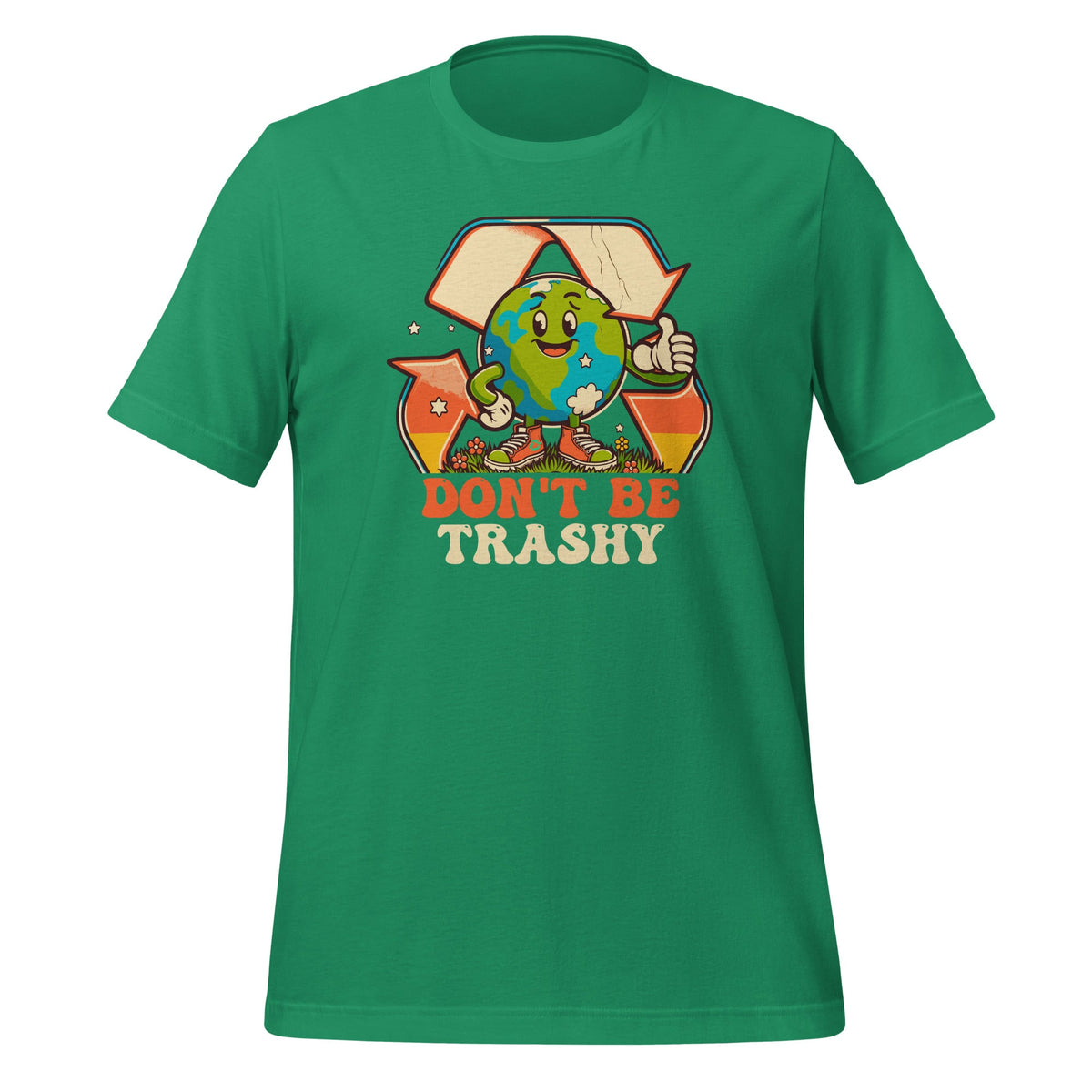 Earth Day Don't Be Trashy Retro Aesthetics Funny Unisex product image 6