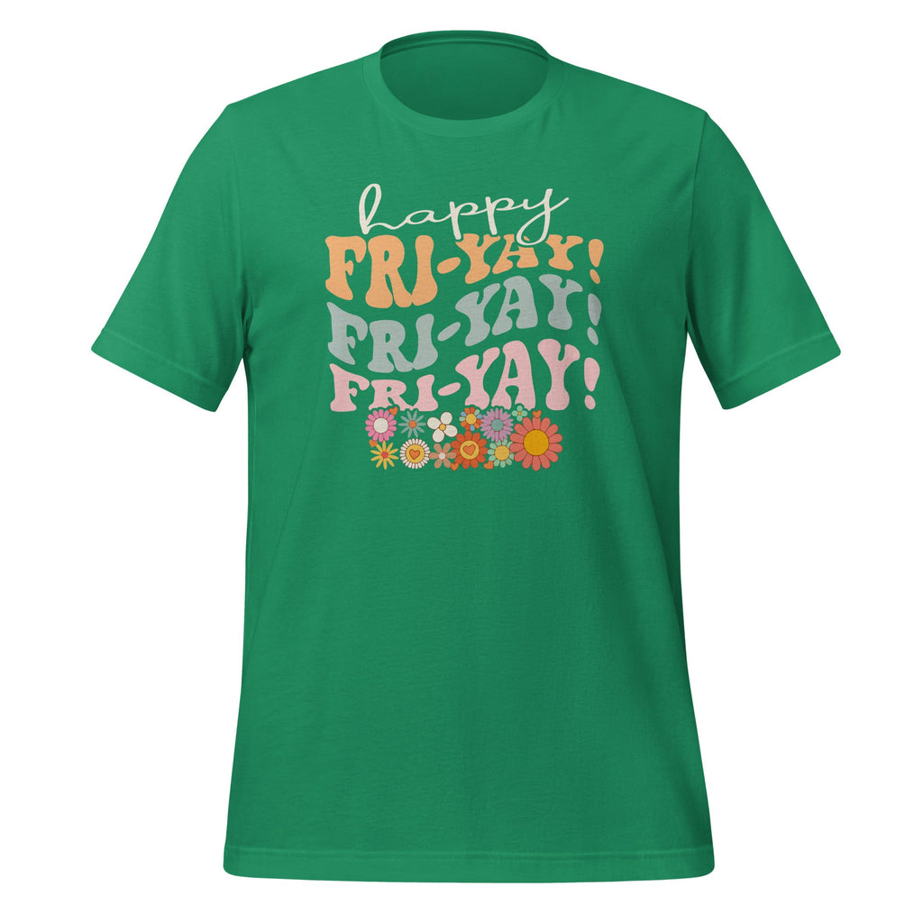 Happy Fri-Yay Friday Lovers Fun Teacher Retro Groovy Unisex product image 6