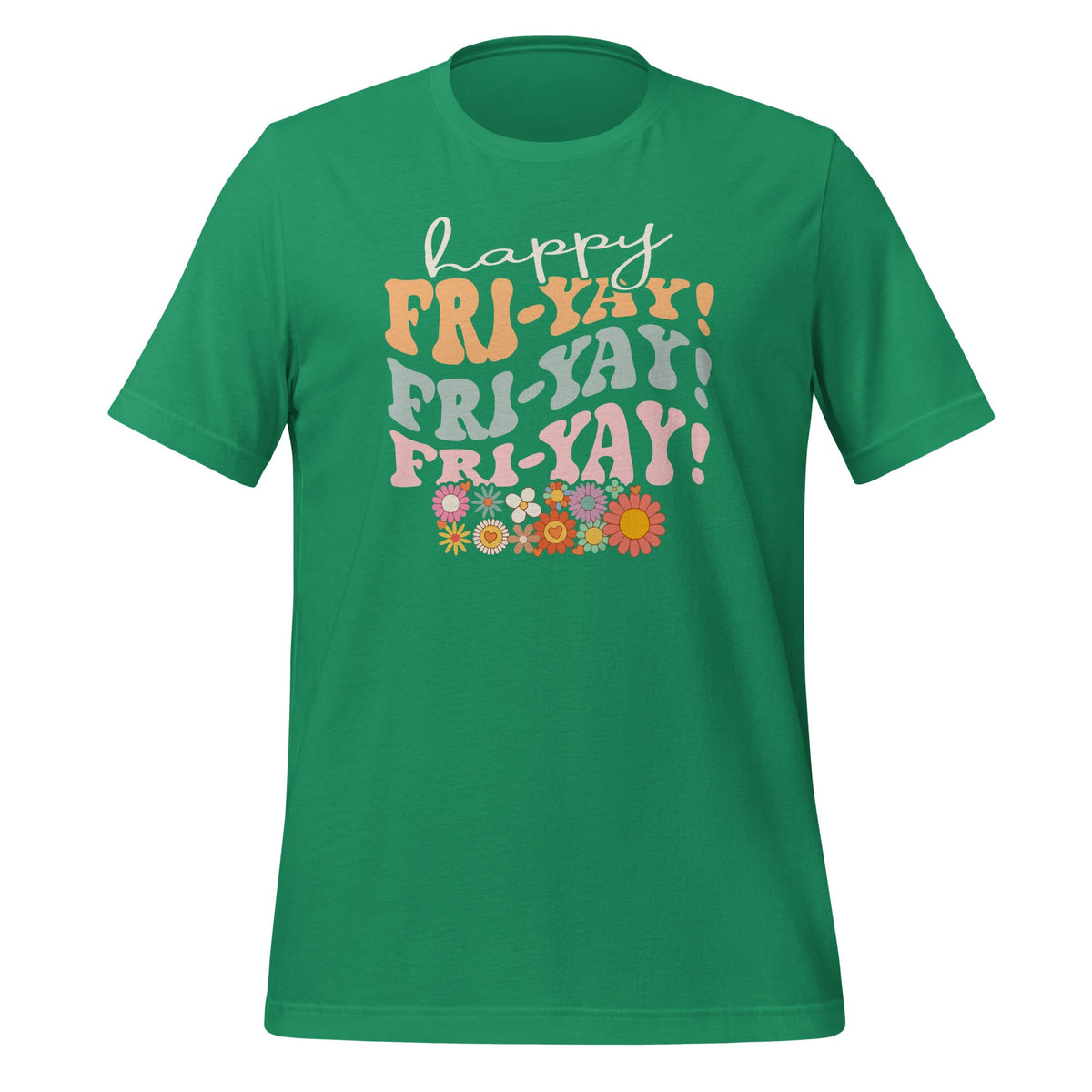 Happy Fri-Yay Friday Lovers Fun Teacher Retro Groovy Unisex product image 6