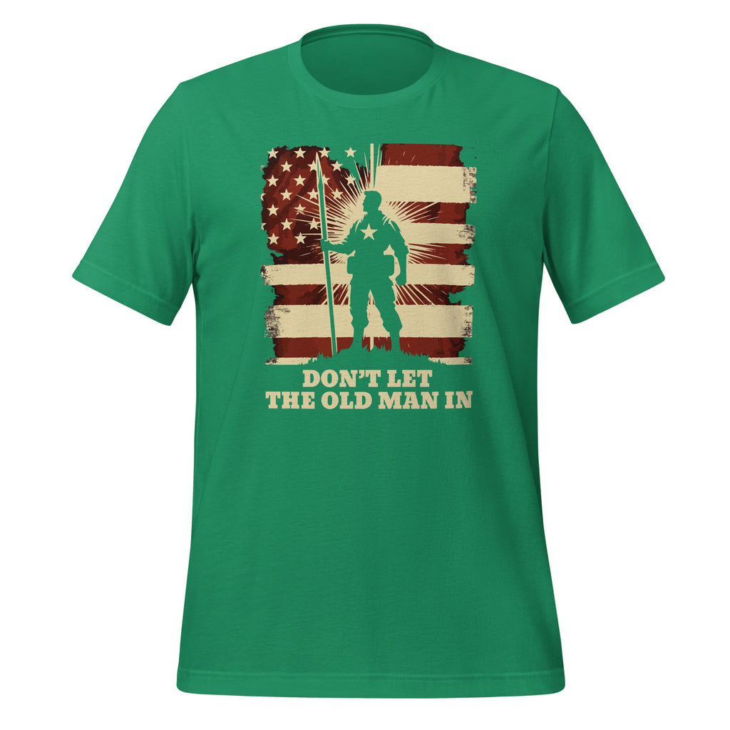 Don't Let Old Man Vintage American Flag Unisex T-Shirt product image 6
