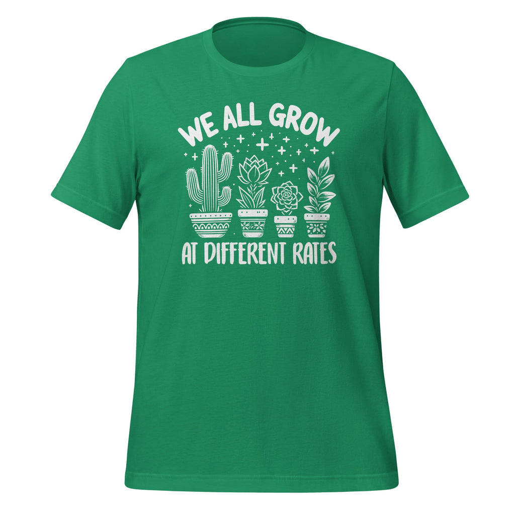 We All Grow At Different Rates Cactus School Teacher Unisex product image 6