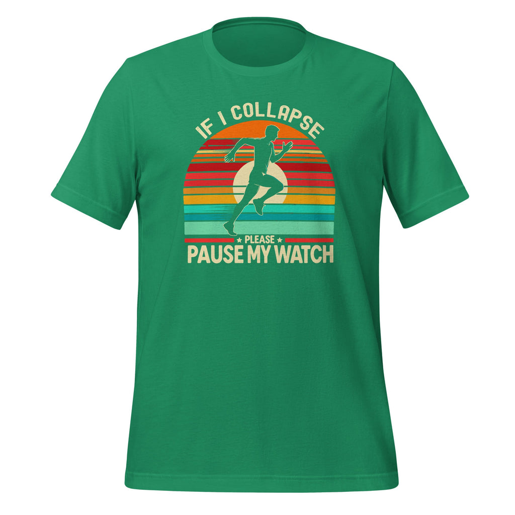 If I Collapse Please Pause My Watch Retro Funny Running product image 6