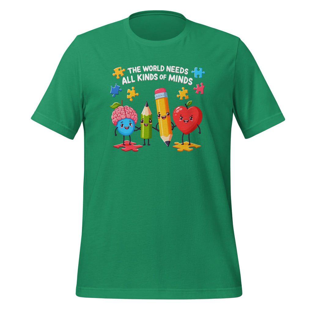 The World Needs All Kinds Of Minds Special Education Unisex product image 6