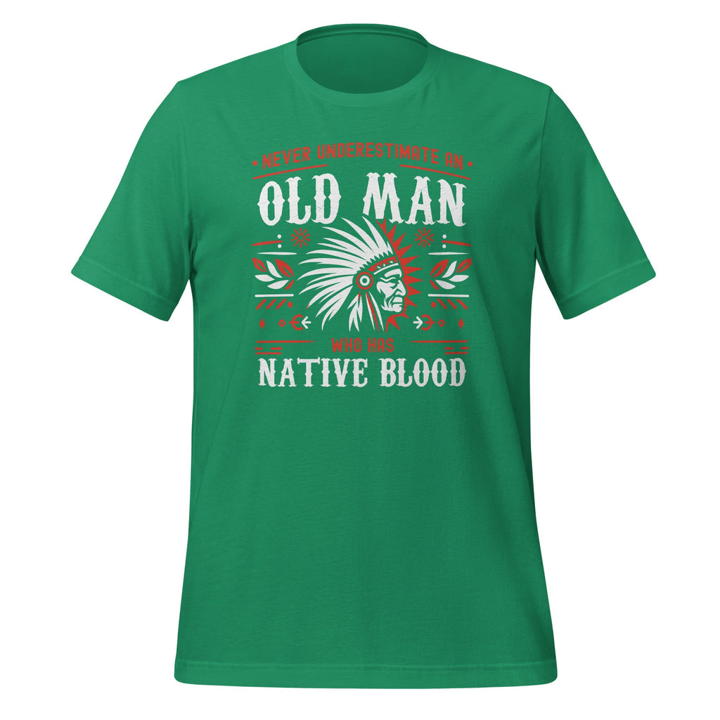 Never Underestimate An Old Man Who Has Native Blood Unisex product image 6
