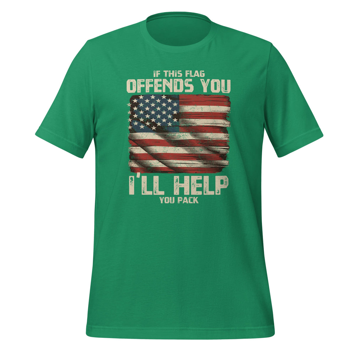 I'll Help You Pack Your Bags American Unisex T-Shirt product image 6