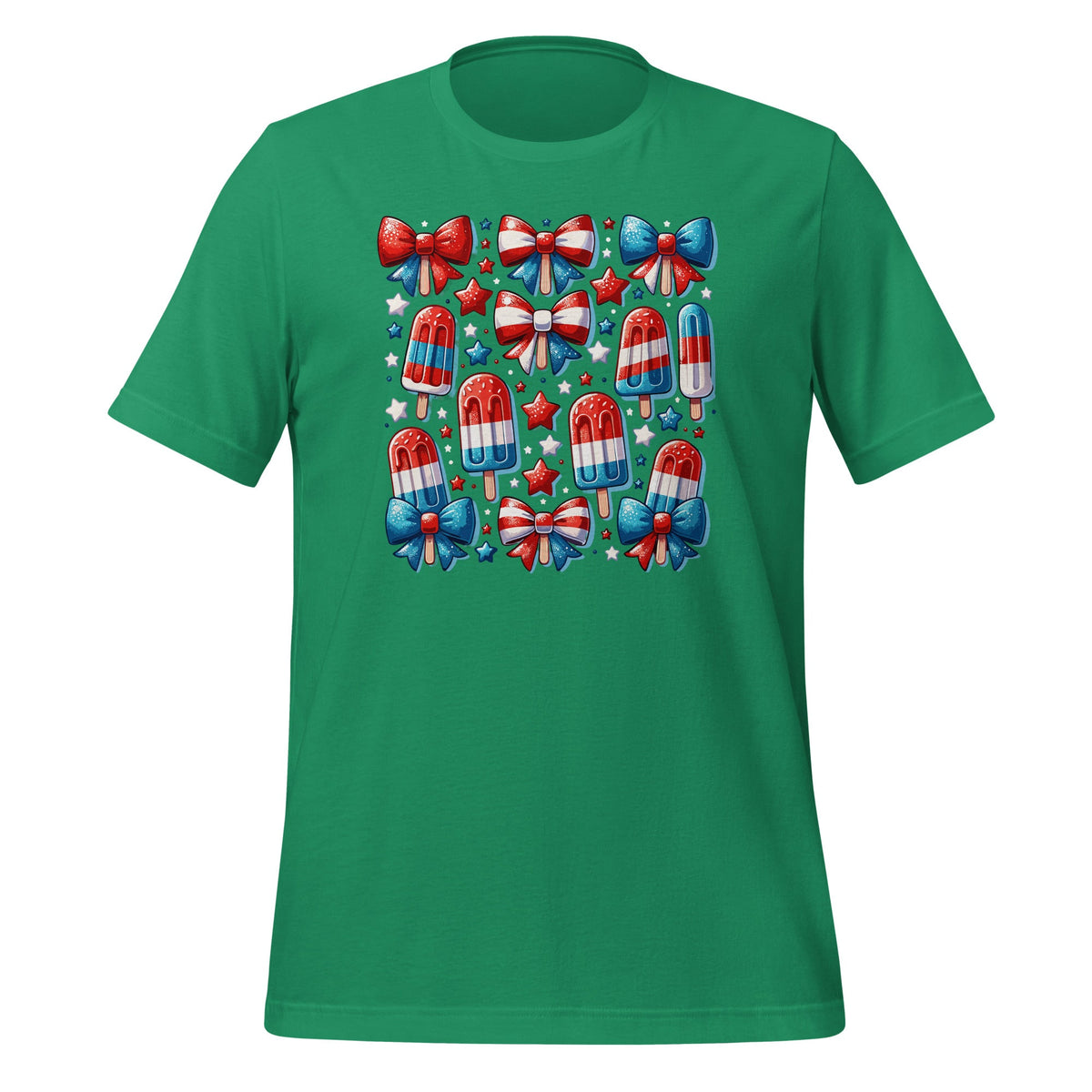 4th of July Cute Popsicle Bows Patriotic American Unisex product image 6