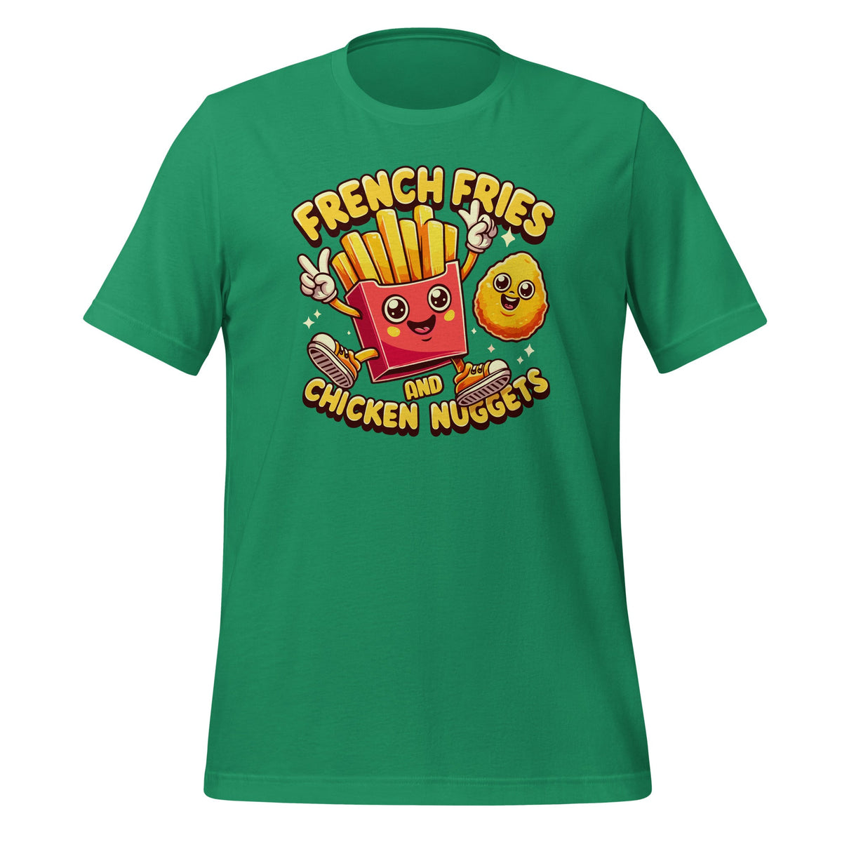 Funny Fast Food Foodie French Fries And Chicken Nuggets product image 6