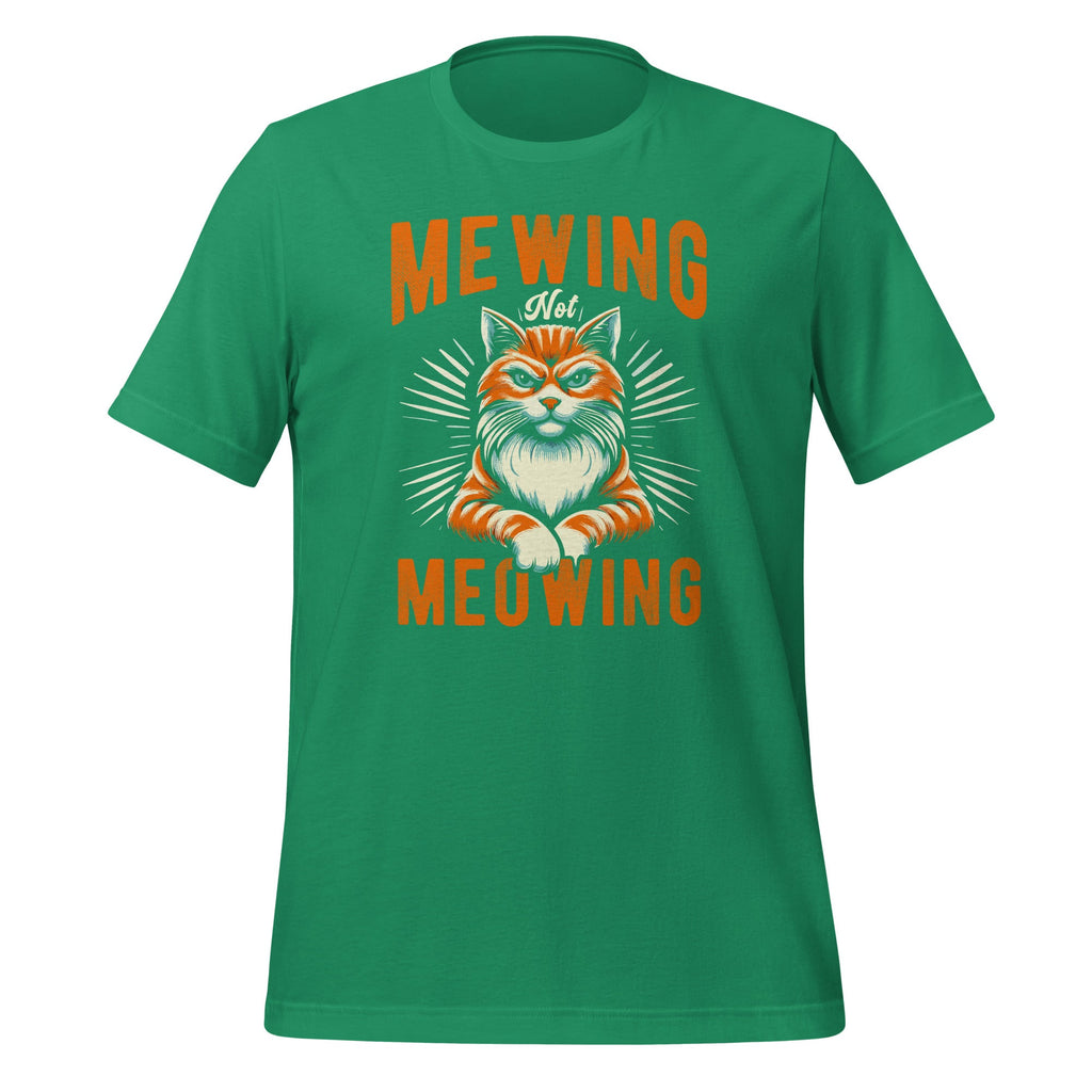 Mewing Not Meowing Funny Cat Kitten Meme Graphic Art Unisex product image 6
