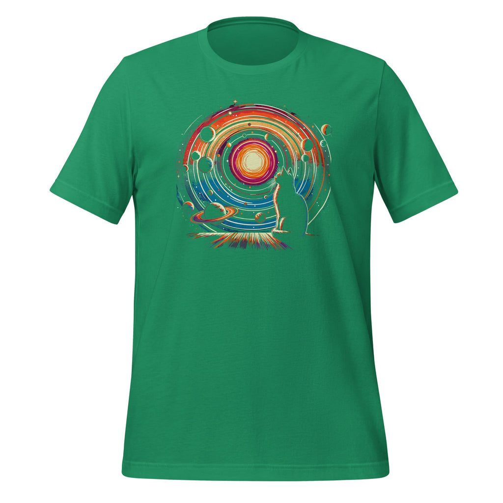 Cat Staring at Planet Saturn Space Fans Kitten Lovers product image 6