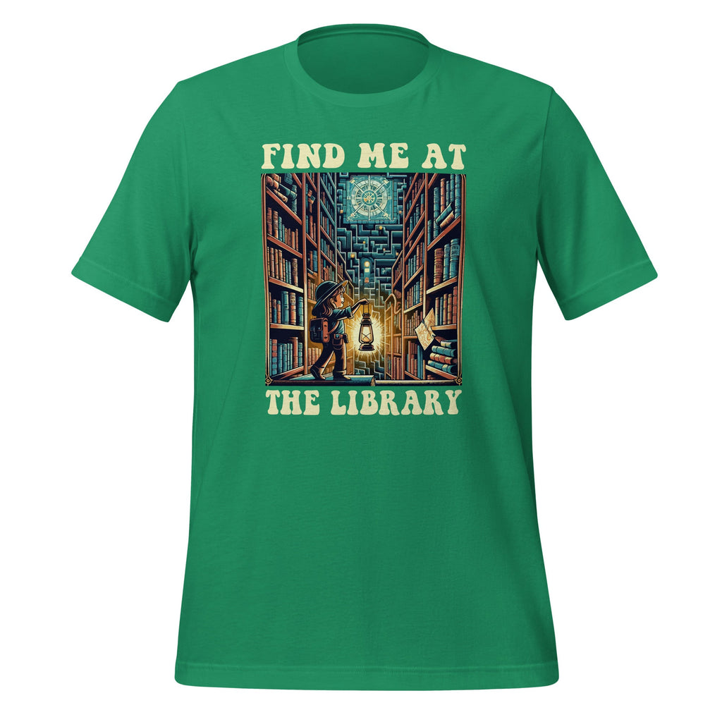 Find Me At The Library Reading Lover Bookworm Unisex T-Shirt product image 6