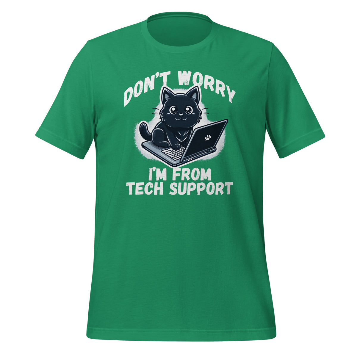 Cat Don't Worry I'm From Tech Support Sysadmin Funny Unisex product image 6