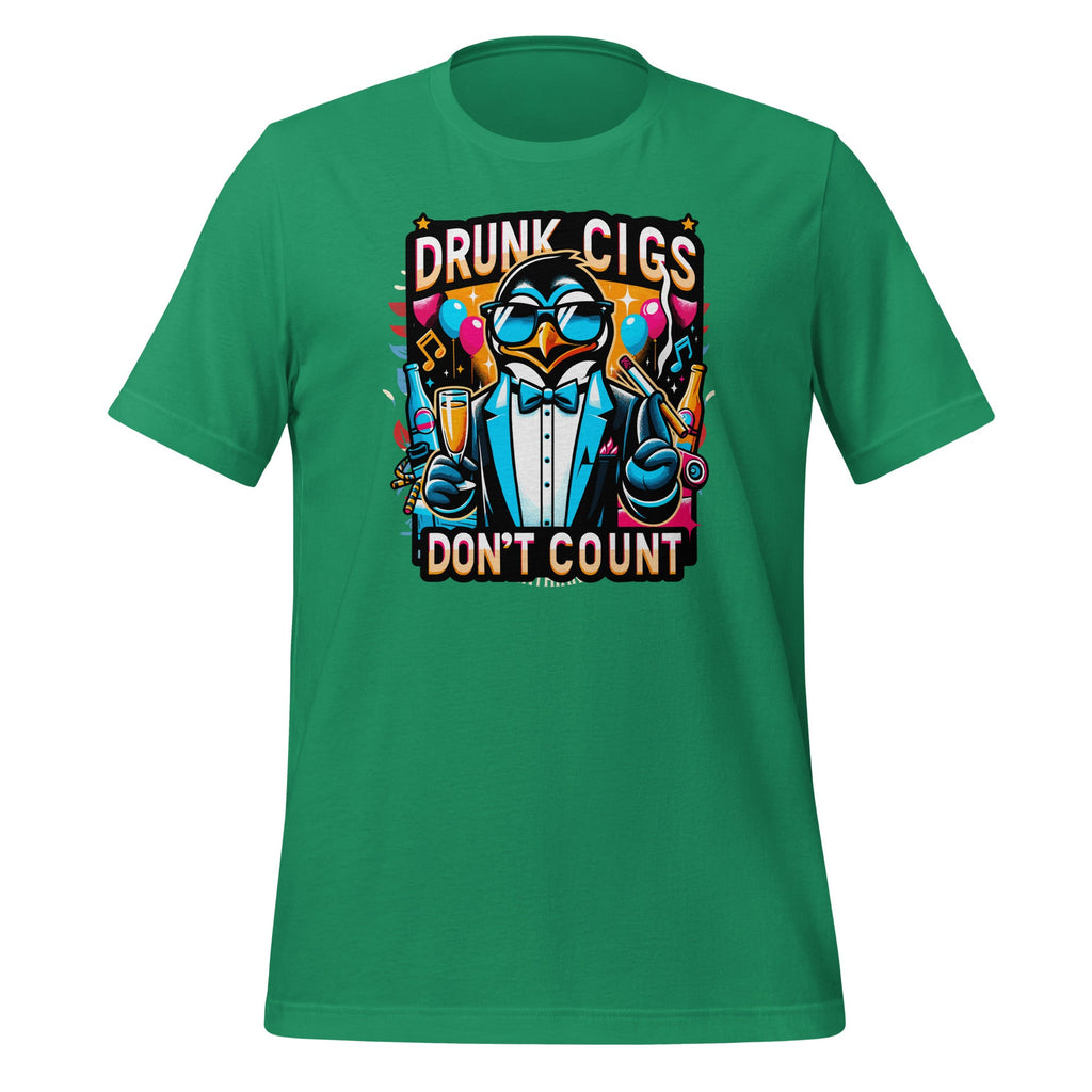 Drunk Cigs Don't Count Funny Cigarette Humor Smoking Saying product image 6