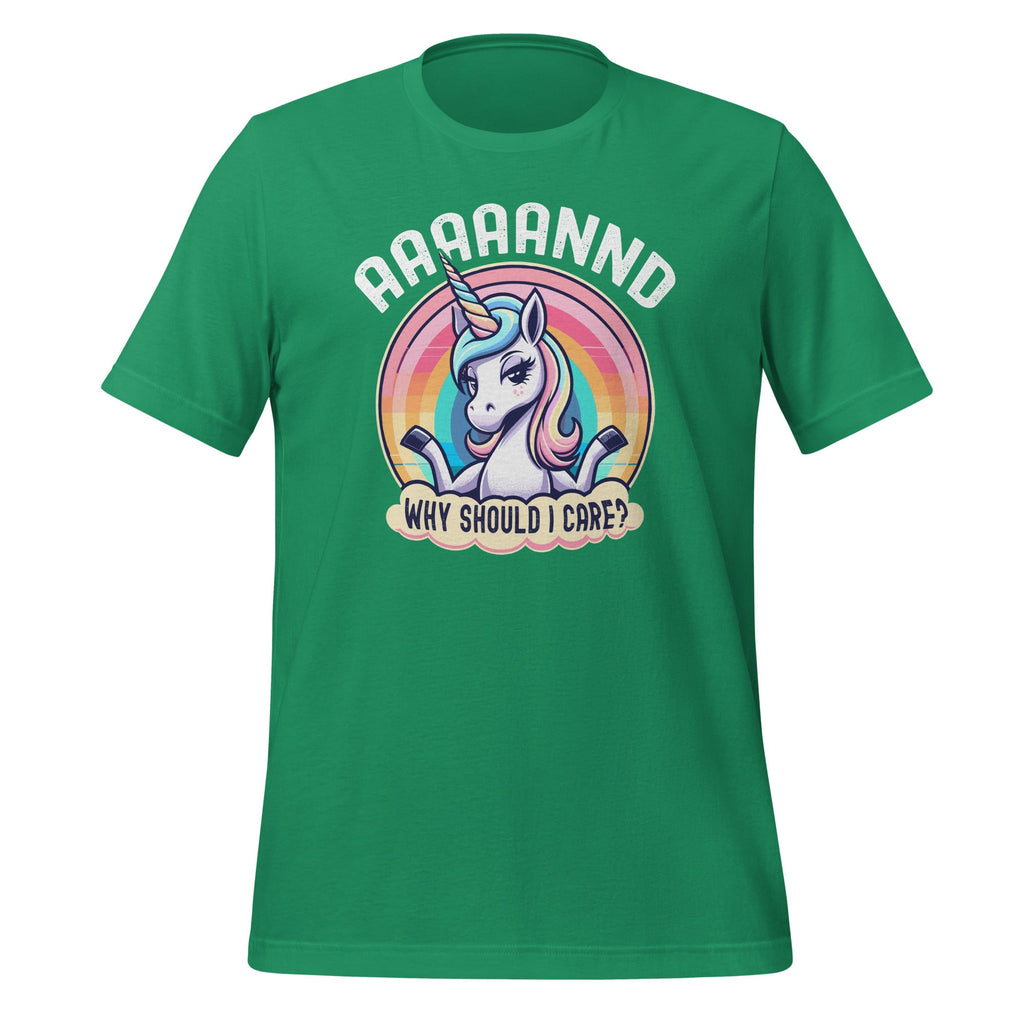 And Why Should I Care? Funny Sarcastic Unicorn Sarcasm product image 6