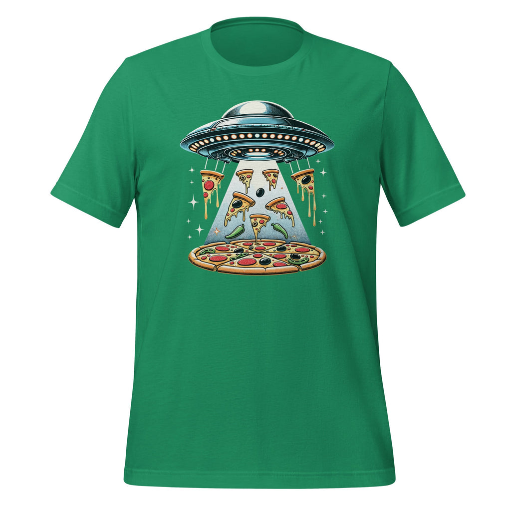 UFO Alien Eating Pizza Abduction Funny Food Lovers Unisex product image 6