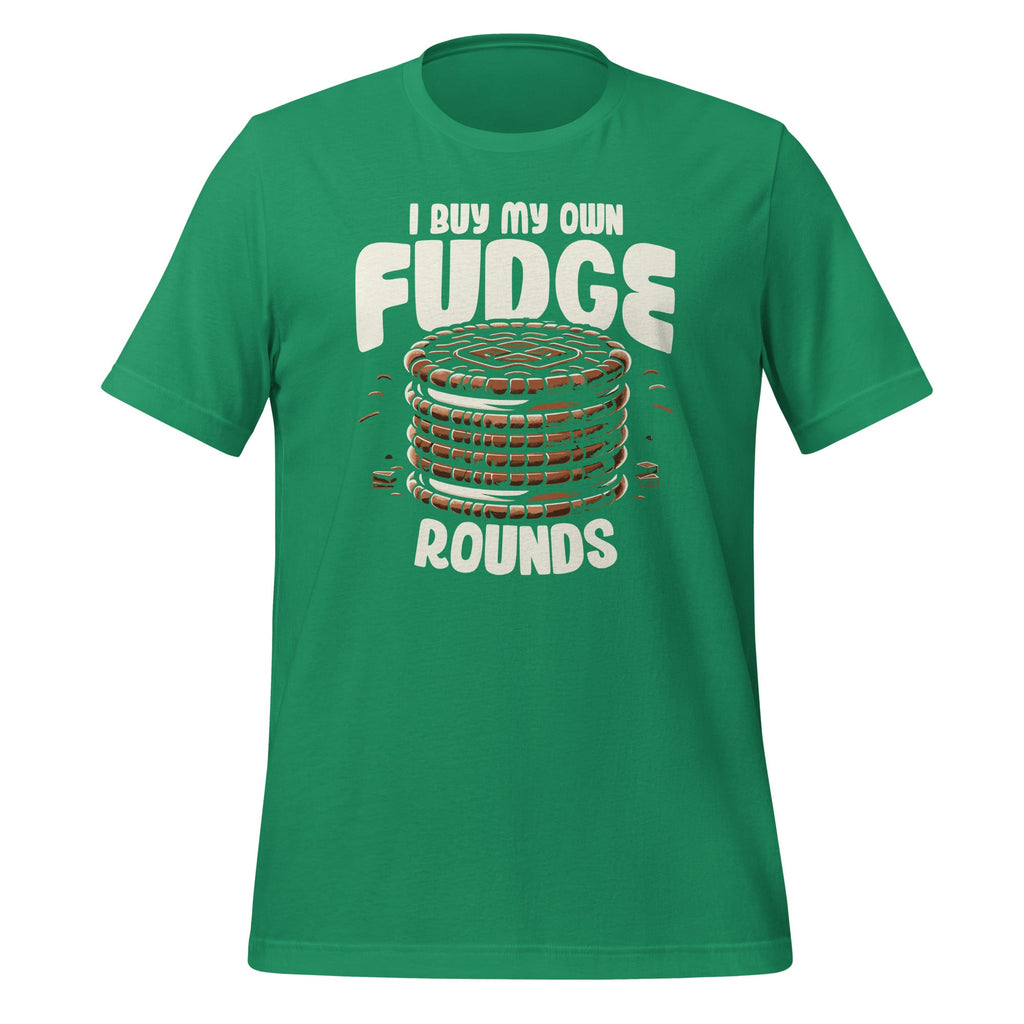 I Buy My Own Fudge Rounds Funny Food Art Unisex T-Shirt product image 6